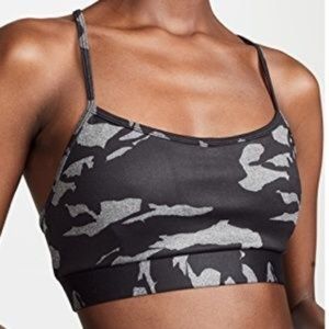 NWT MONROW Granite Camo Sports Bra